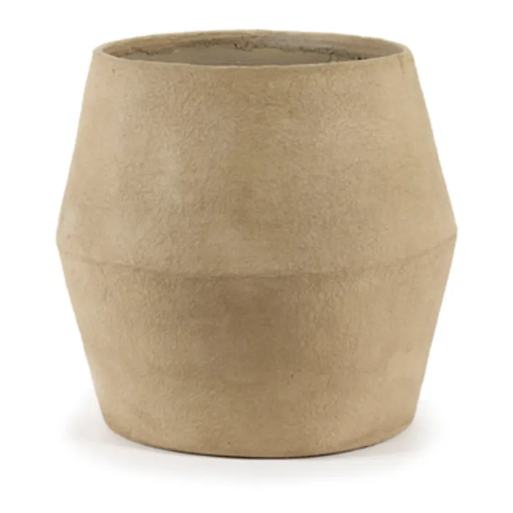 Jardinera Construct de papel maché | Marrón- Imagen del producto n°0
