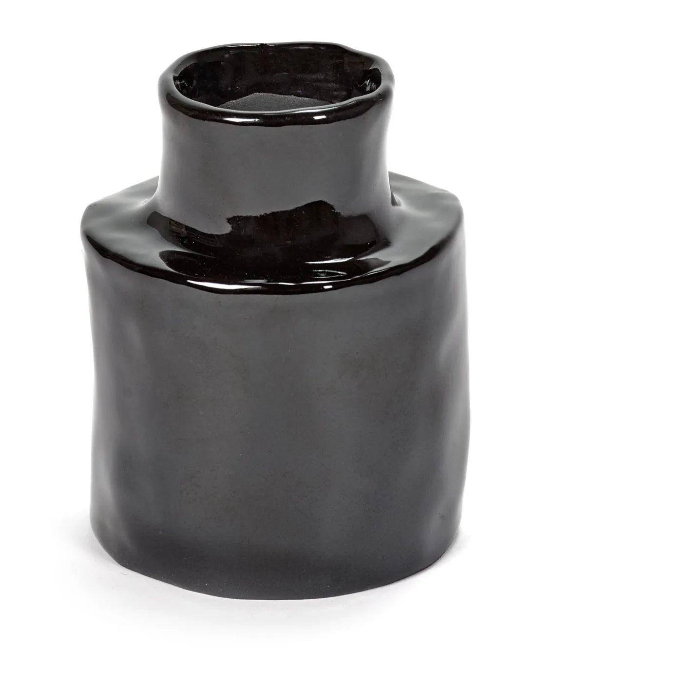 Serax Black Héléna Ceramic Vase