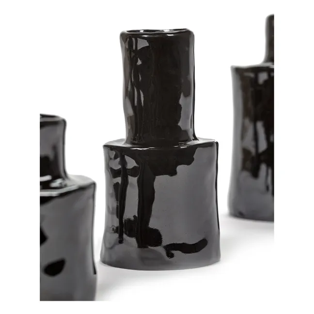 Jarrón de cerámica Héléna | Negro