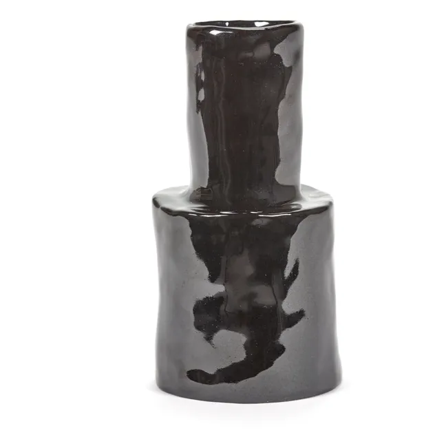 Jarrón de cerámica Héléna | Negro