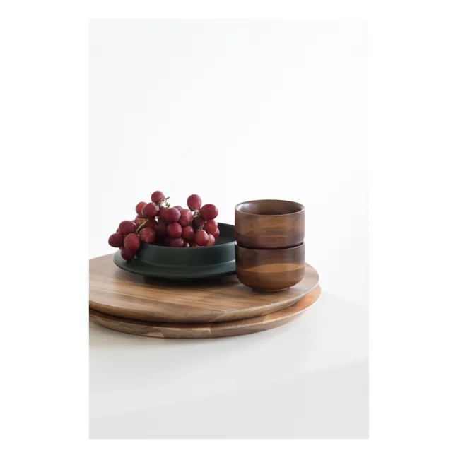Tasses Collage en bois - Set de 4