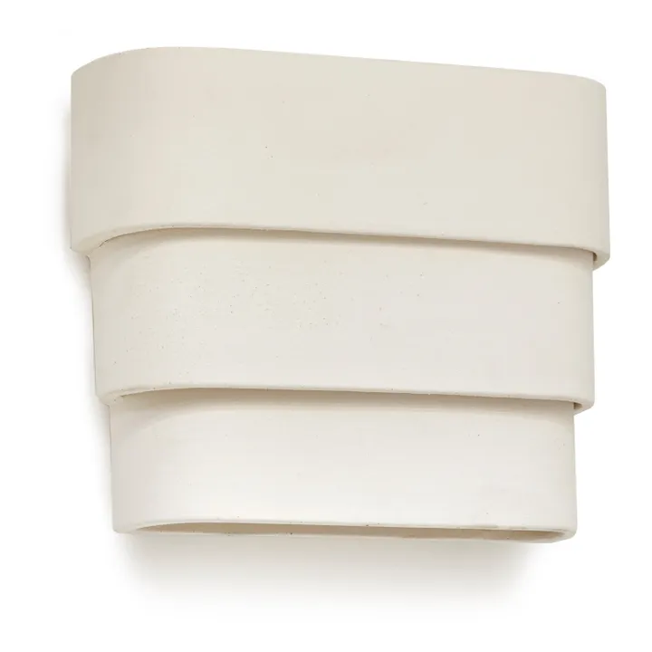 Applique Jack en grès | Ecru- Image produit n°0