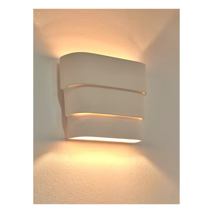 Applique Jack en grès | Ecru- Image produit n°2
