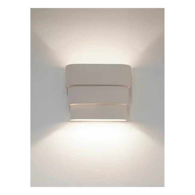 Jack Ceramic Wall Light | Ecru