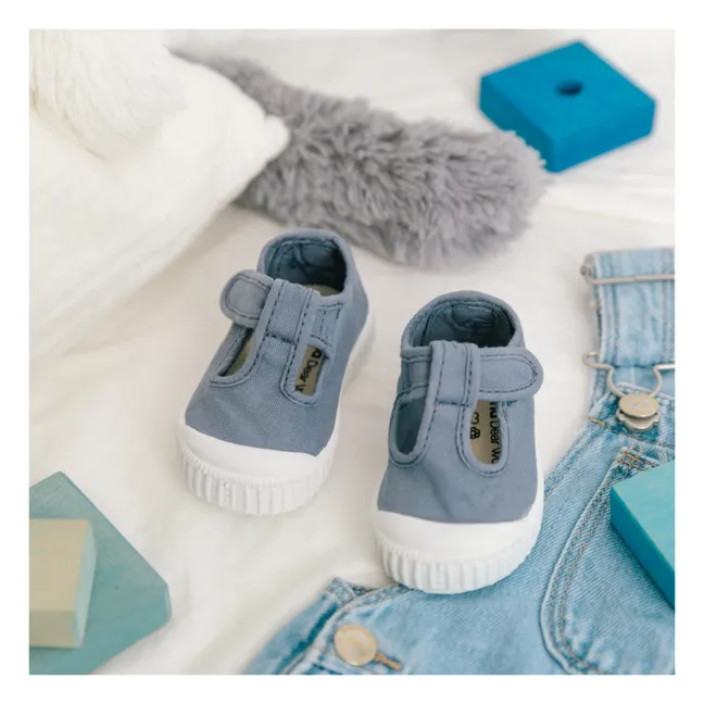 Sneaker mit Klettverschluss Sandalia Tira Lona | Blau