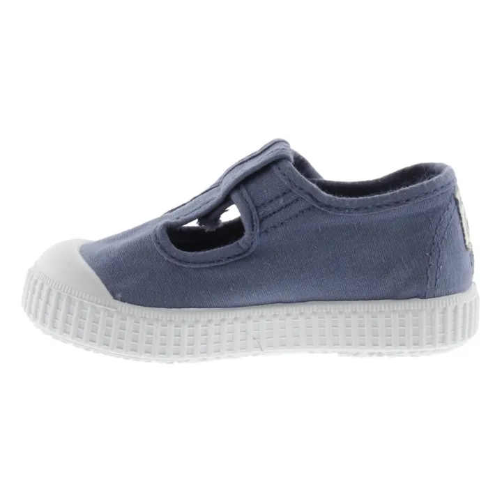 Sandalia Tira Lona Velcro Sneakers | Blue- Product image n°6