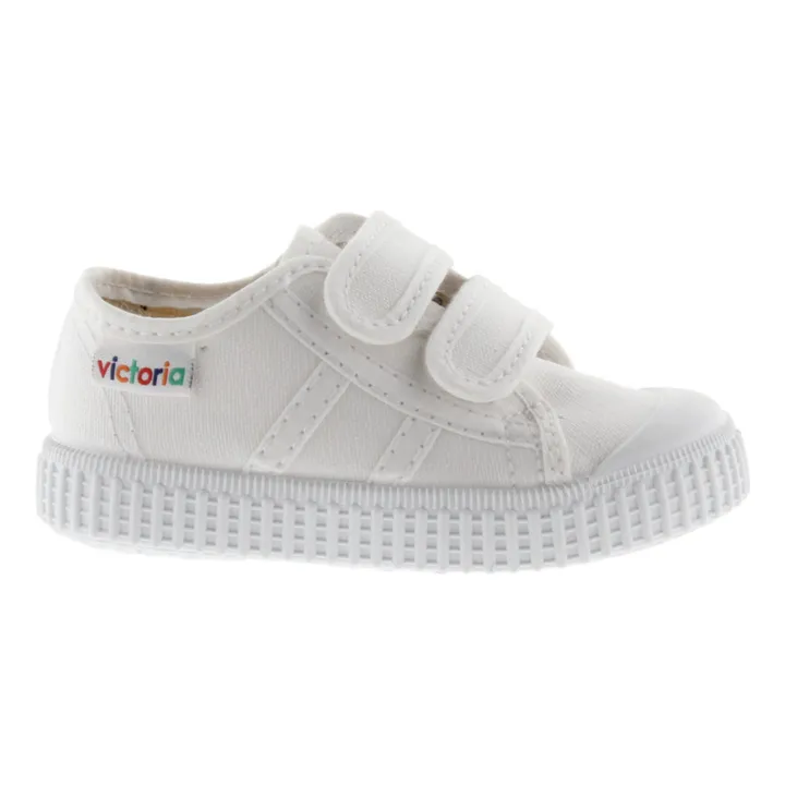 Baskets Scratchs Tiras Lona | Blanc- Image produit n°0