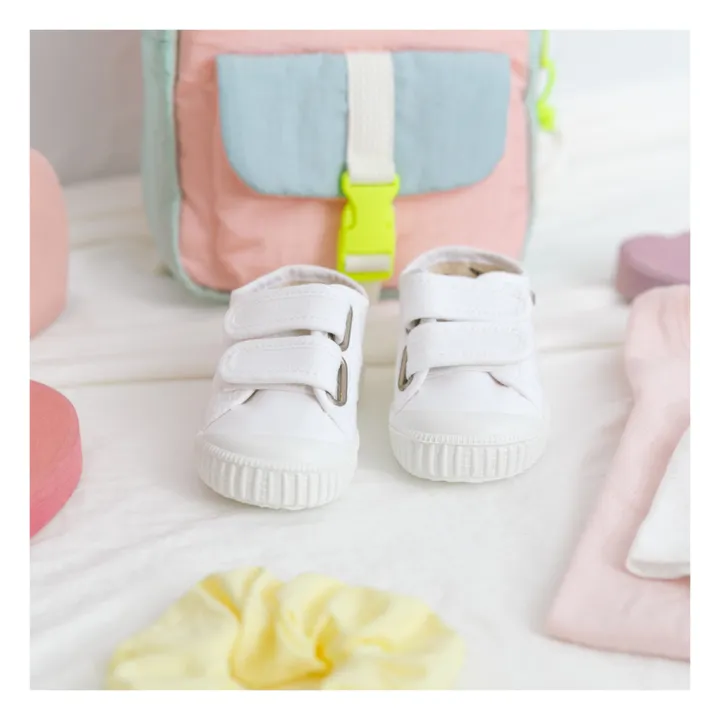 Baskets Scratchs Tiras Lona | Blanc- Image produit n°3