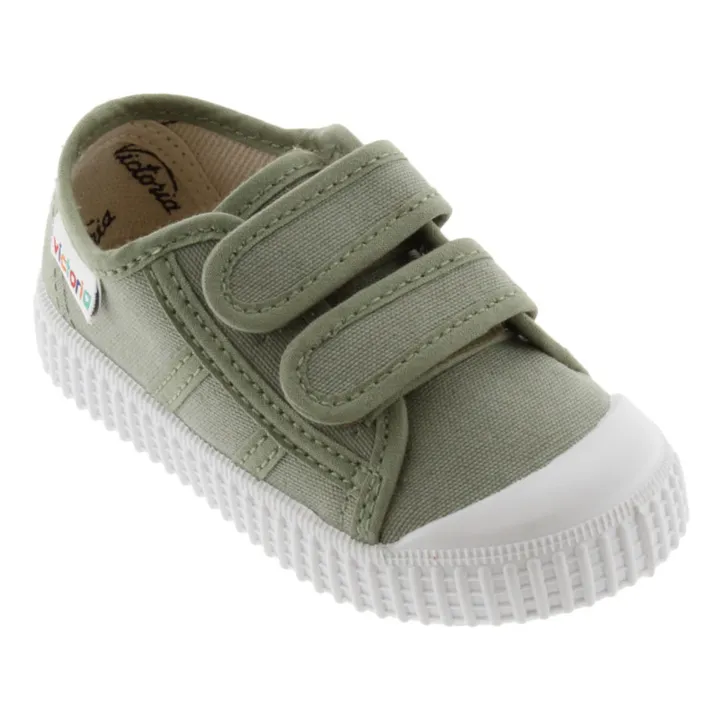 Baskets Scratchs Tiras Lona | Vert kaki- Image produit n°2