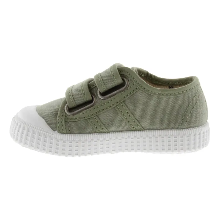 Baskets Scratchs Tiras Lona | Vert kaki- Image produit n°3