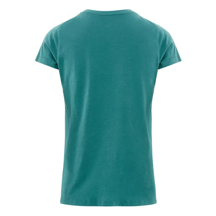 T-shirt Tonton Inside, in cotone biologico | Blu petrolio- Immagine del prodotto n°2