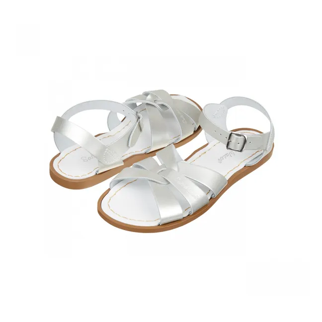 Sandalen Leder Wasserdicht Original | Silber