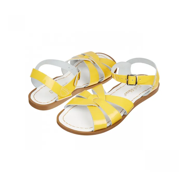 Original Waterproof Leather Sandals | Yellow- Product image n°1