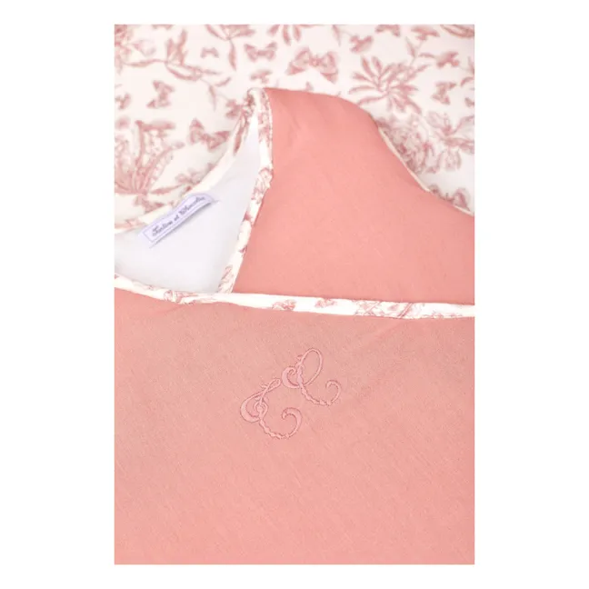 Saco Toile de Jouy | Rosa Melocotón