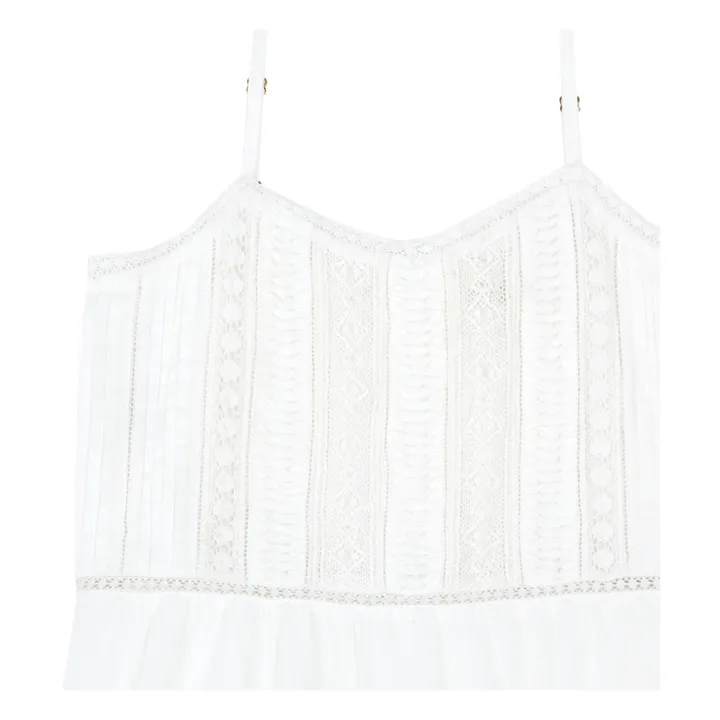 Langes Kleid Roucky  | Weiß- Produktbild Nr. 1