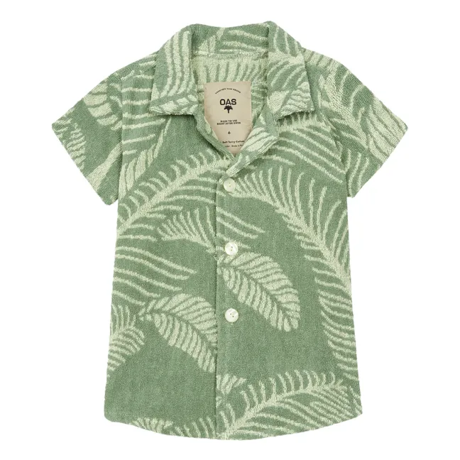 Camisa de rizo Banana Leaf Cuba | Verde