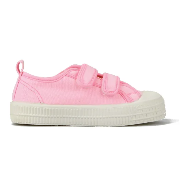 Vegan Velcro Sneakers | Pink