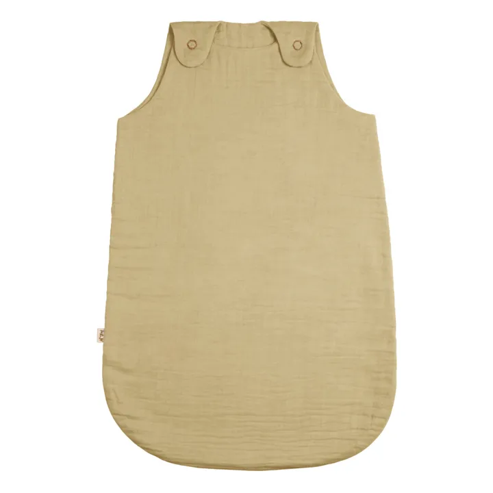 Lightweight Organic Cotton Muslin Baby Sleeping Bag | Mellow Yellow S048- Product image n°0