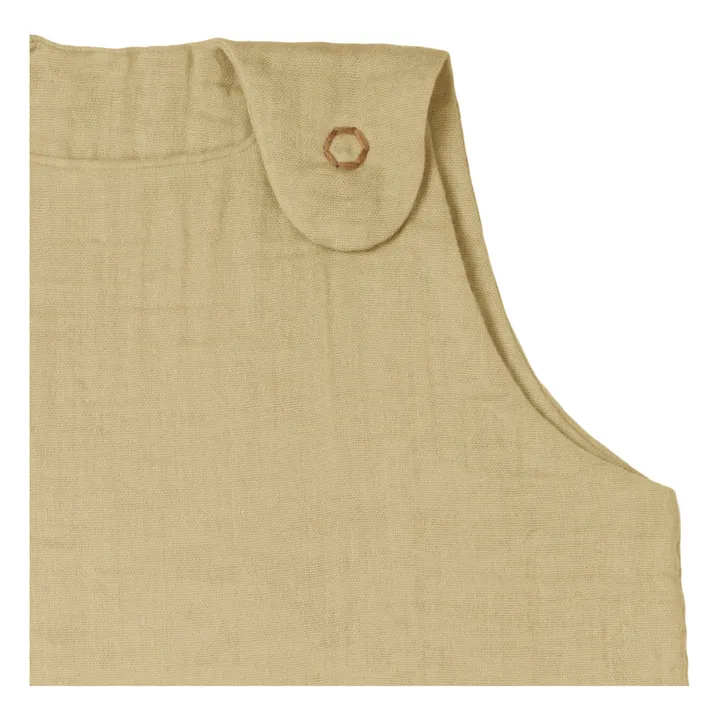 Lightweight Organic Cotton Muslin Baby Sleeping Bag | Mellow Yellow S048- Product image n°1