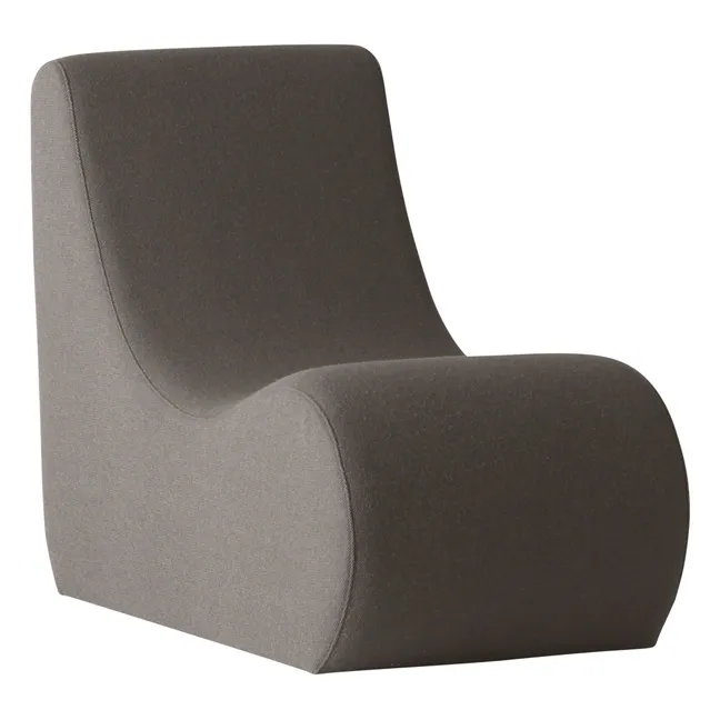 Welle 2 Lounge Chair | Dark grey