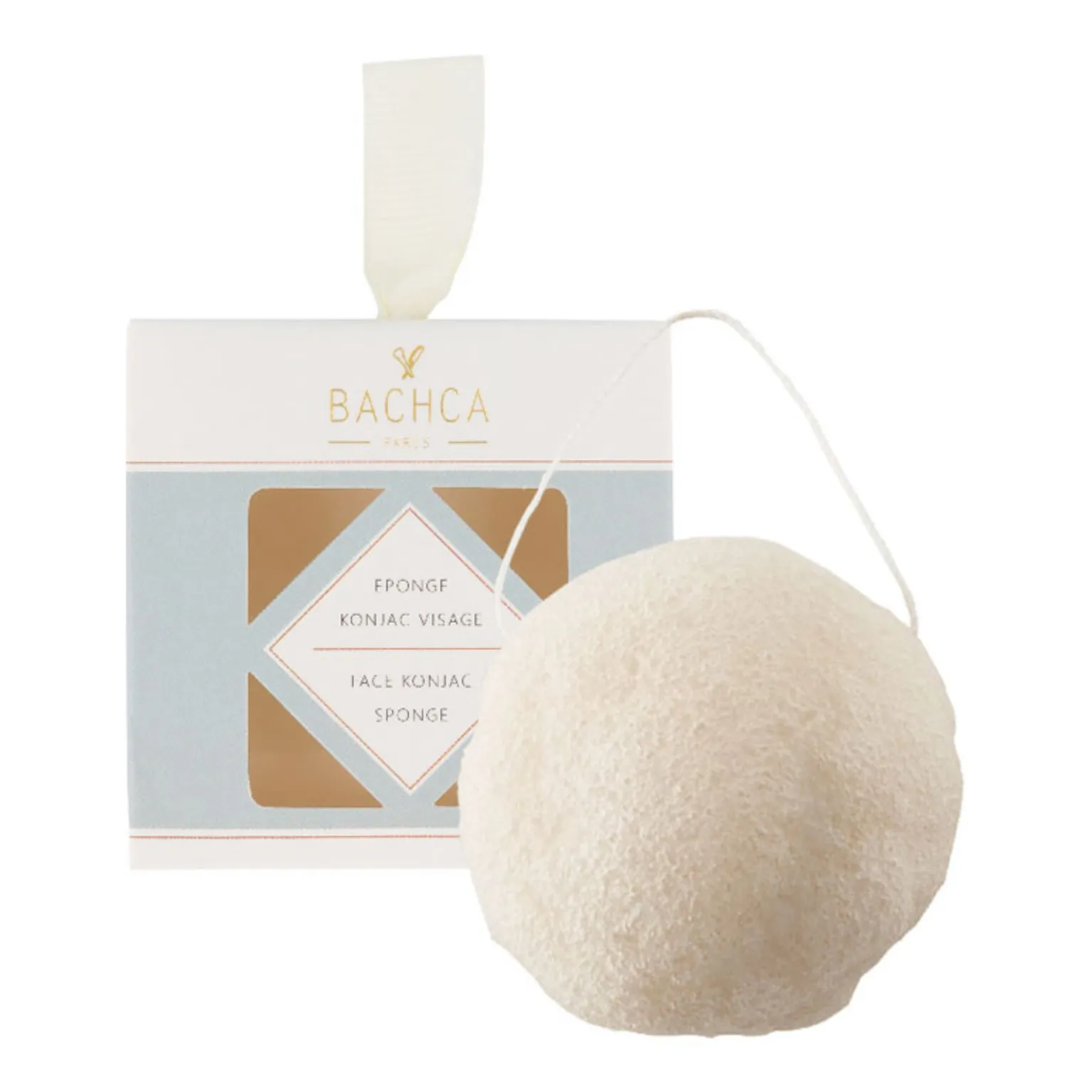 Bachca - Éponge Konjac - Nettoyage doux