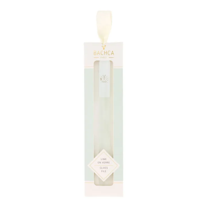 Lime à ongle en verre | Blanc- Image produit n°2