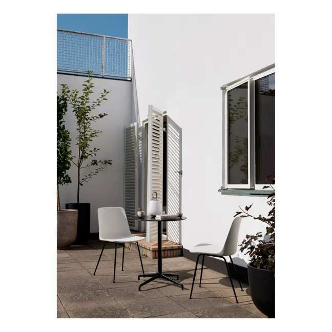 Mesa de exterior Rely ATD5 redonda | Negro