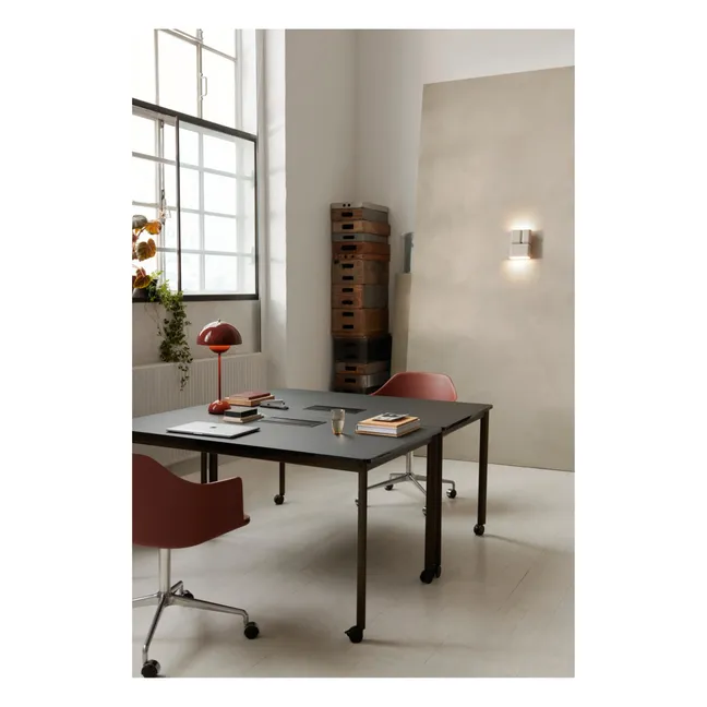 Applique Tabata LN10 en métal  | Gris foncé