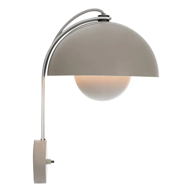 Lampada da parete, modello: Flowerpot VP8 | Grigio chiaro