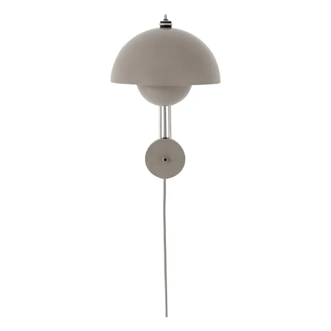 Lampada da parete, modello: Flowerpot VP8 | Grigio chiaro
