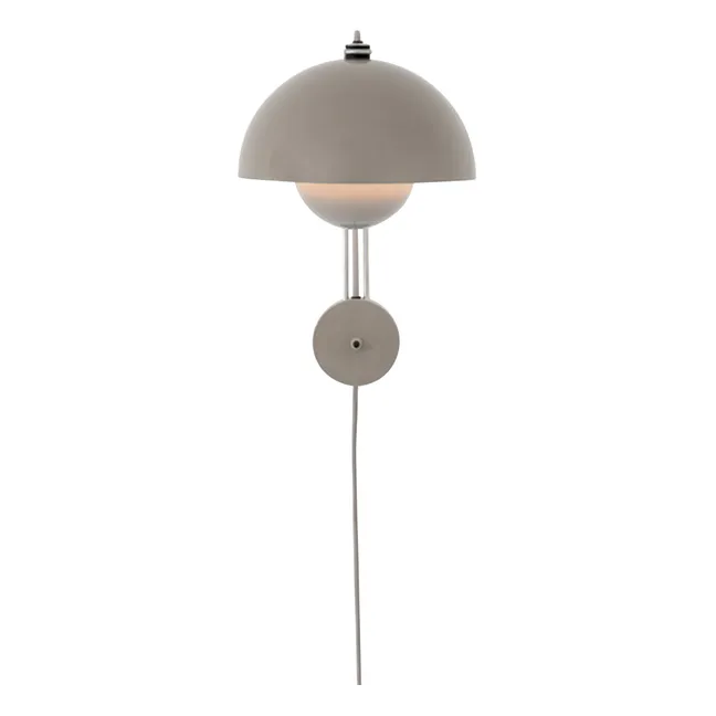 Lampada da parete, modello: Flowerpot VP8 | Grigio chiaro