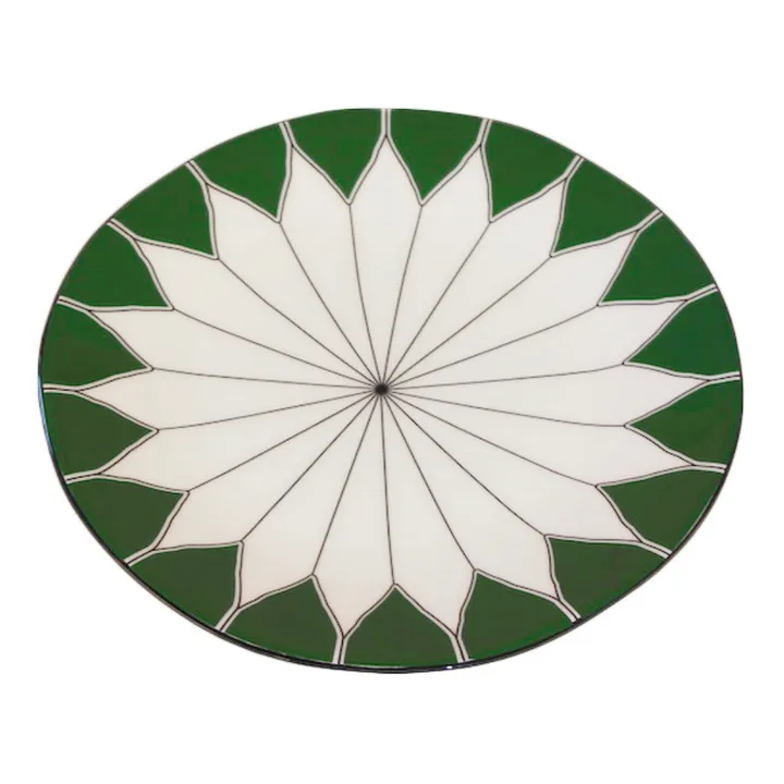 Daria Dessert Plate | Green- Product image n°0