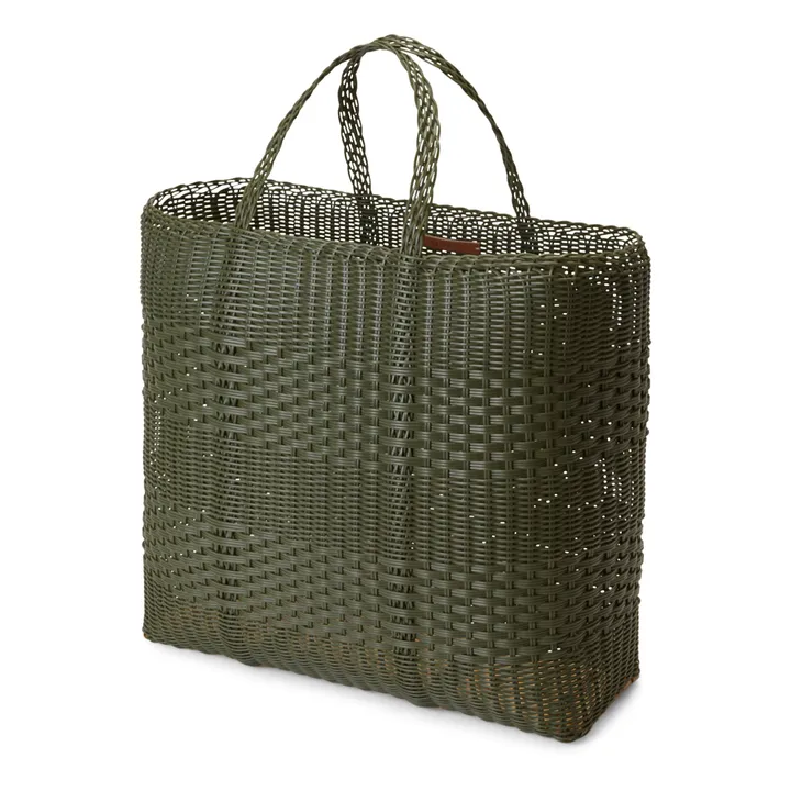 Lace Tote Bag - L | Khaki- Product image n°5