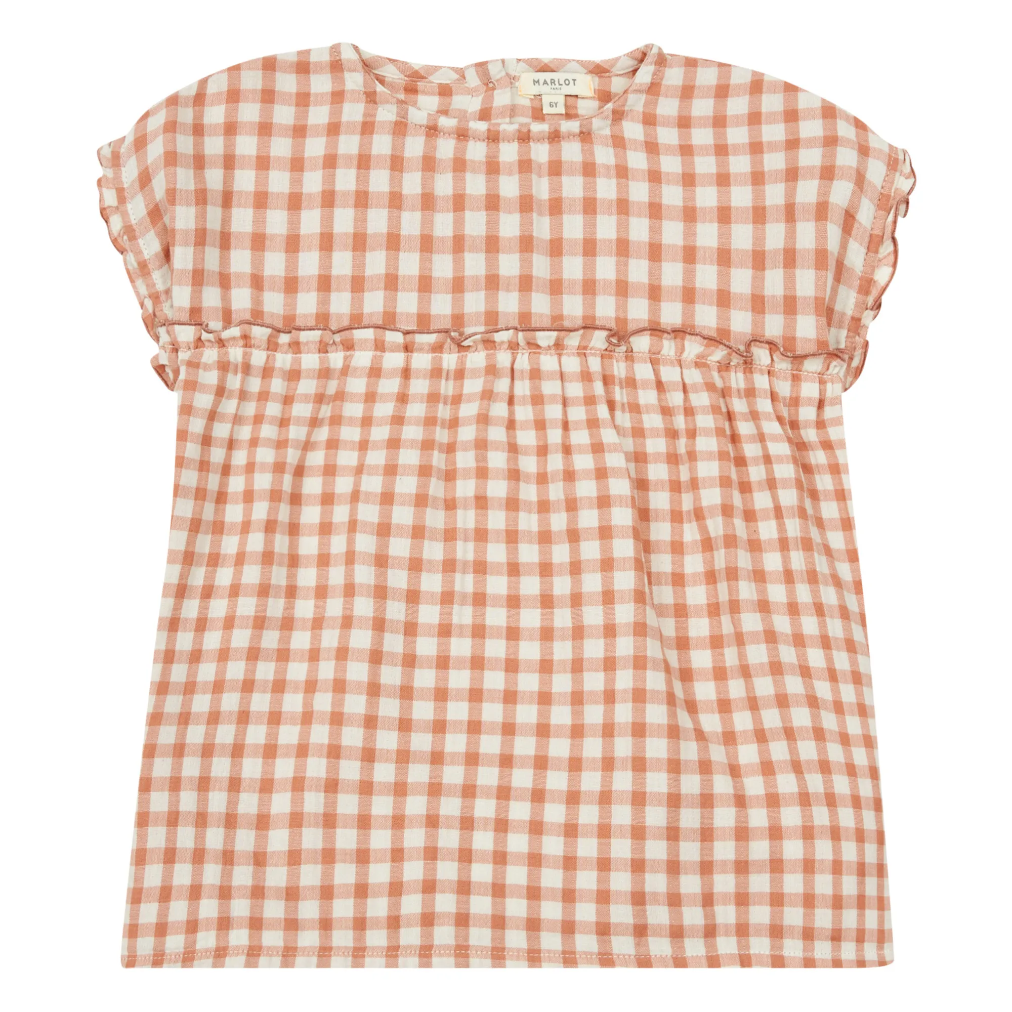 Marlot Paris Pink Lila Cotton Muslin Blouse