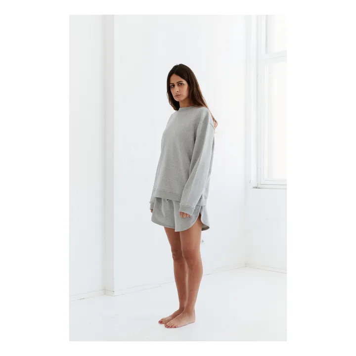 Alba Organic Cotton Shorts | Grey- Product image n°1