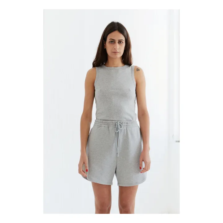 Alba Organic Cotton Shorts | Grey- Product image n°2