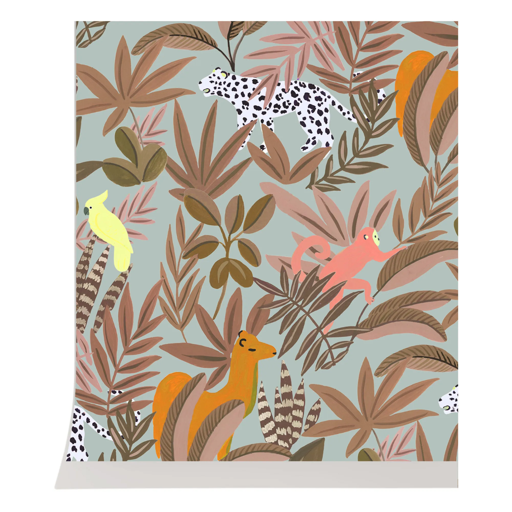 Season Paper - Papier peint Animalia Amande (Season Paper) - Image 1
