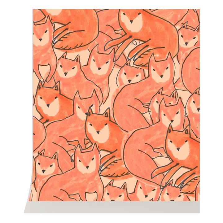 Fox Croud Wallpaper- Product image n°0