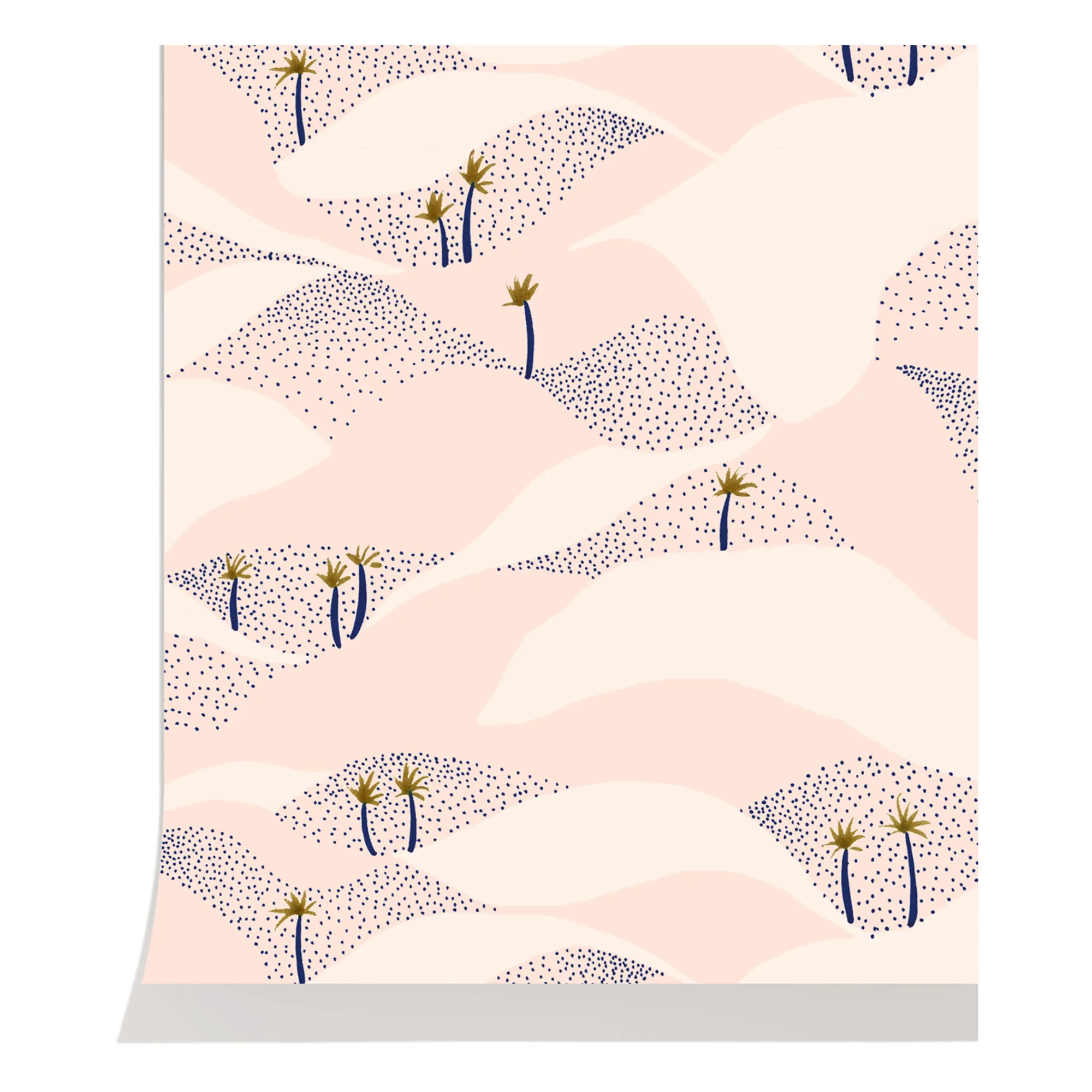 Season Paper Multicoloured Desert Wallpaper