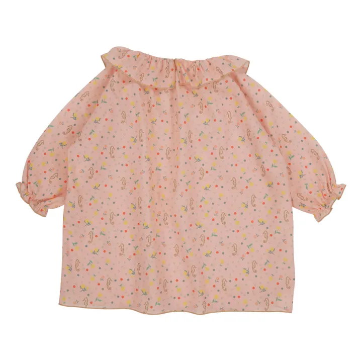Reina Organic Cotton Blouse | Pink- Product image n°3