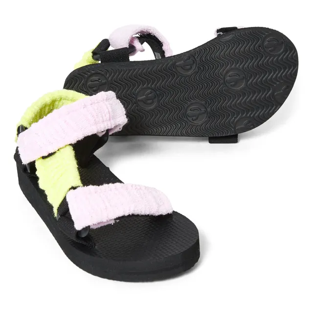 Sandalen Trekky Frottee - Kinderkollektion | Gelb