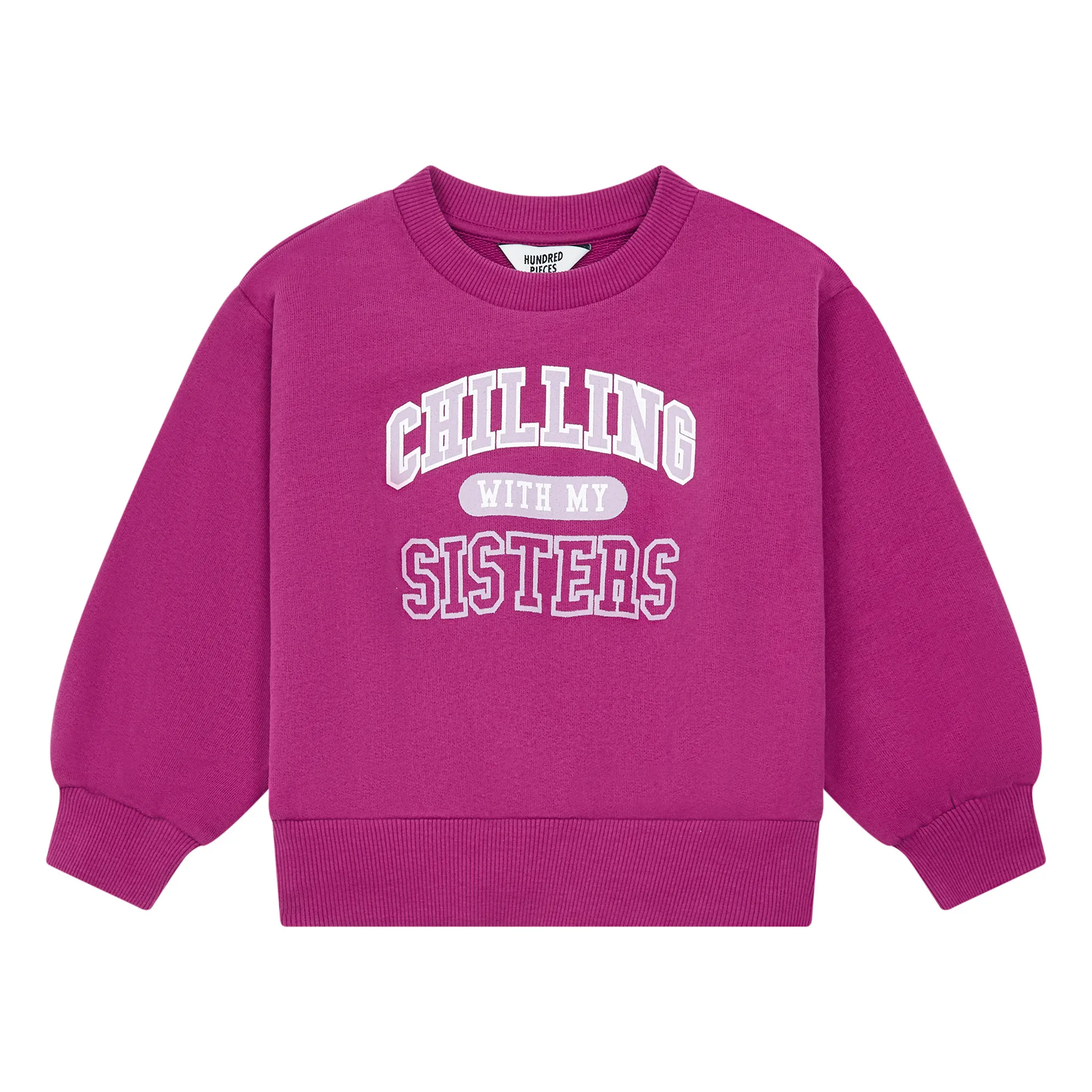 Hundred Pieces Blackcurrent Oversize Organic Cotton Sweatshirt