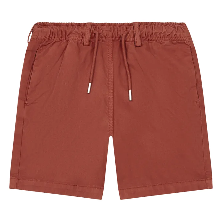 Pantaloncini corti, taglia regolabile | Rosso mattone- Immagine del prodotto n°0