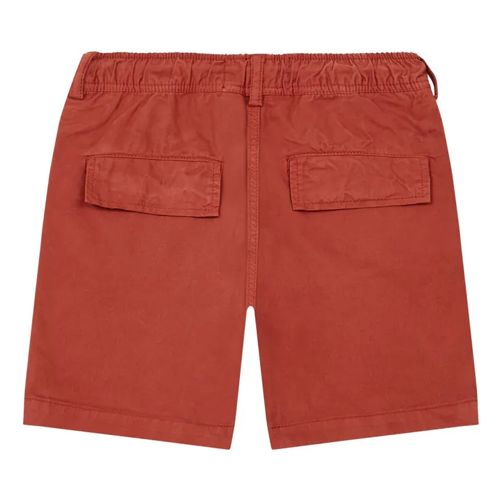 Pantaloncini corti, taglia regolabile | Rosso mattone- Immagine del prodotto n°1