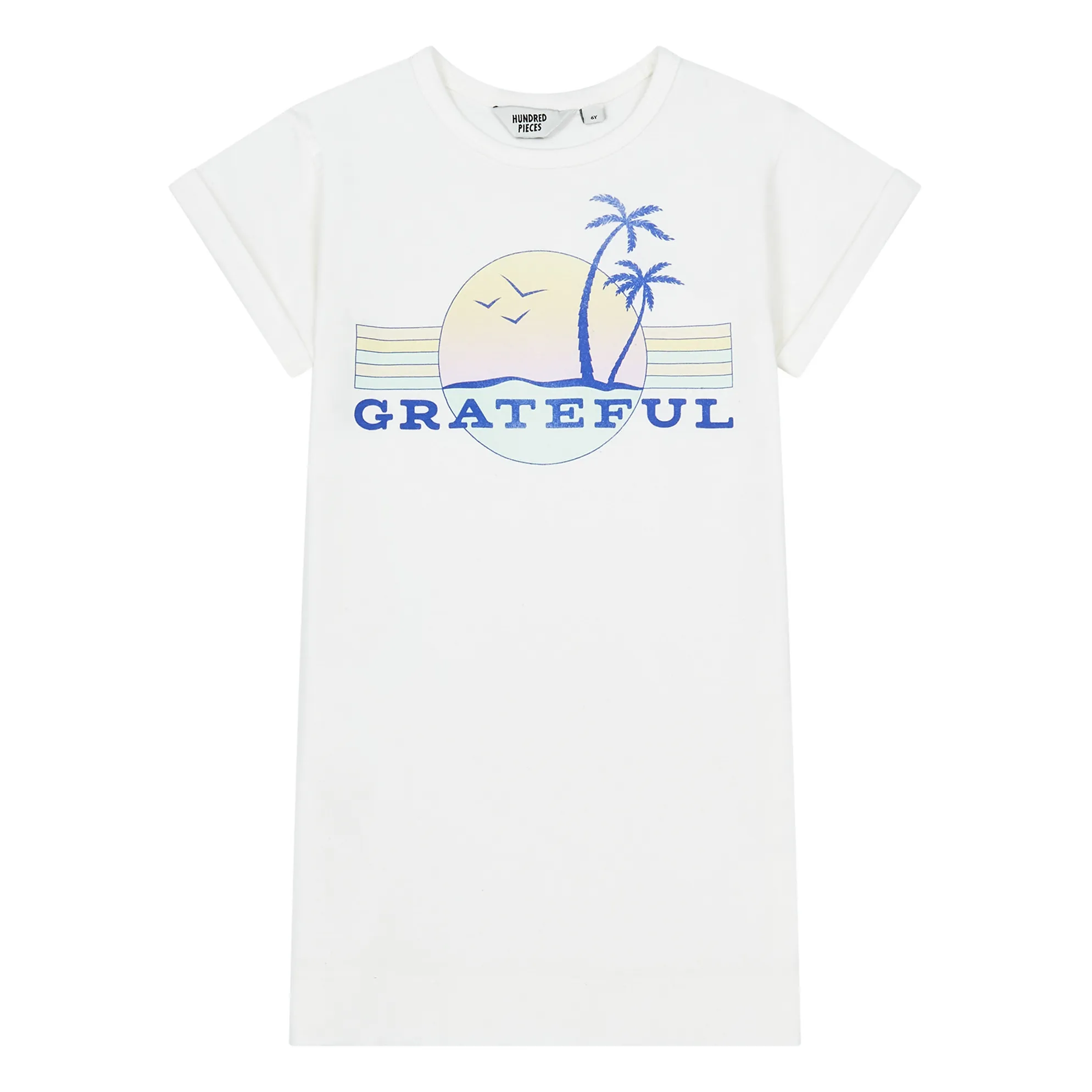 Hundred Pieces Off White Long Organic Cotton Dress