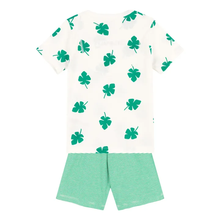 Pyjama Bradley Coton Bio | Vert- Image produit n°4