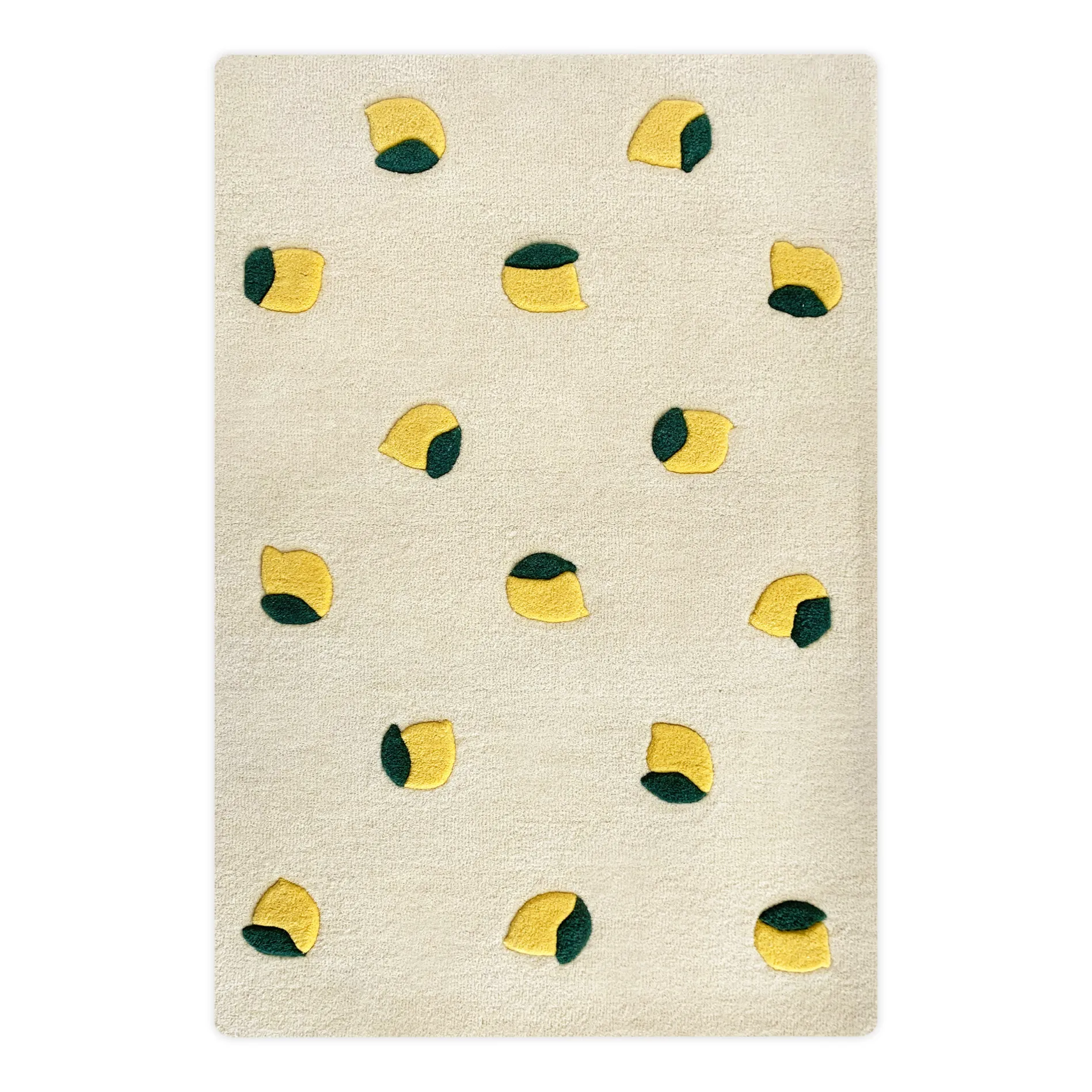 Maison Deux - Tapis Citrons en laine (Maison Deux) - Image 1