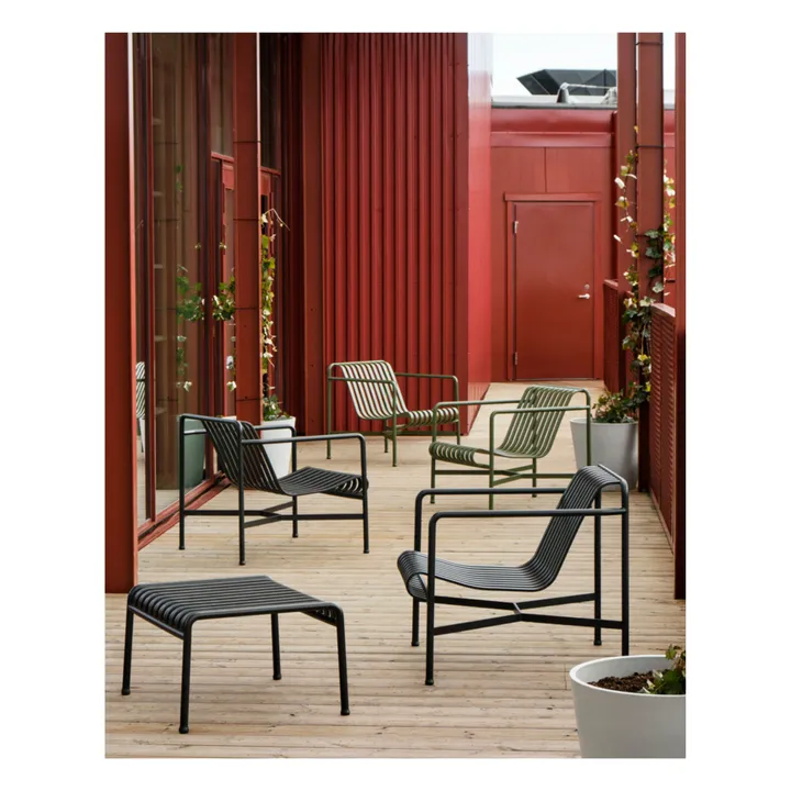 Mesa auxiliar Palissade R&E Bouroullec - 65x60 cm | Gris Antracita- Imagen del producto n°2