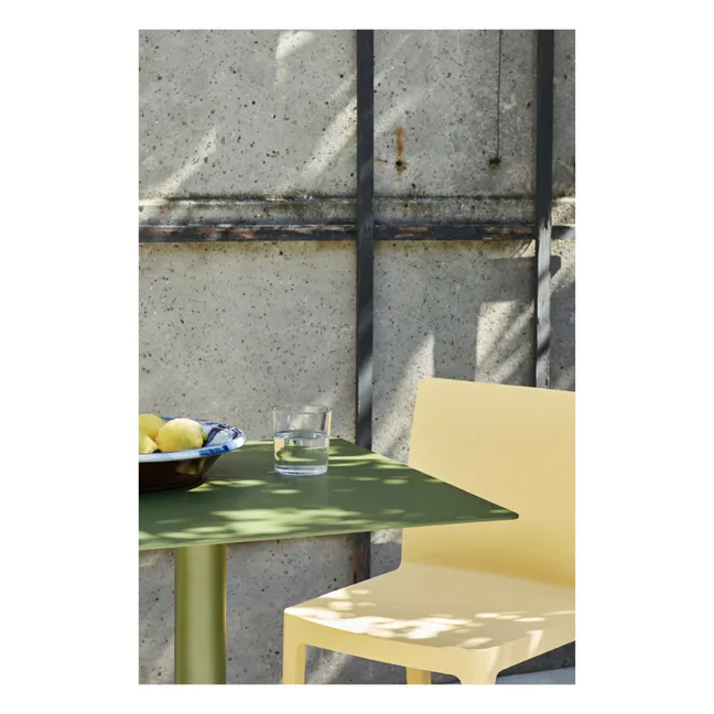 Tavolo conico R&E Bouroullec - 65x65cm  | Verde oliva