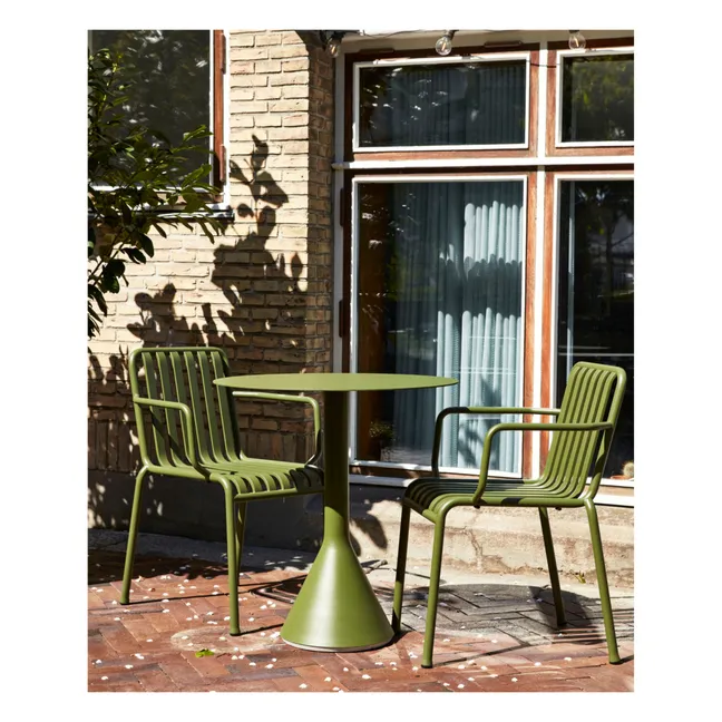 Tavolo conico R&E Bouroullec - 65x65cm  | Verde oliva